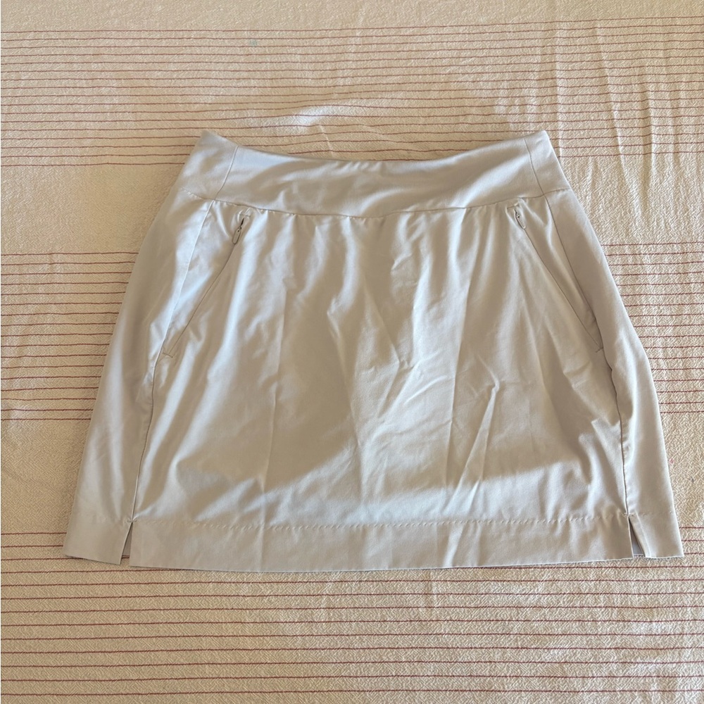 Athleta Cream Athletic Skirt